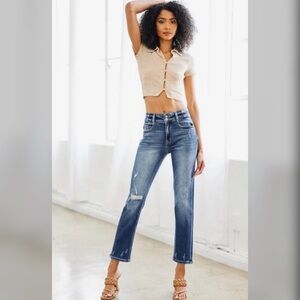 Kancan High-Rise Straight Jean